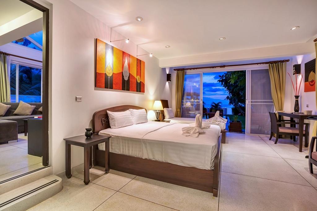 Emerald Sands - Beach Front 4 Bed Pool Villa Koh Samui Camera foto