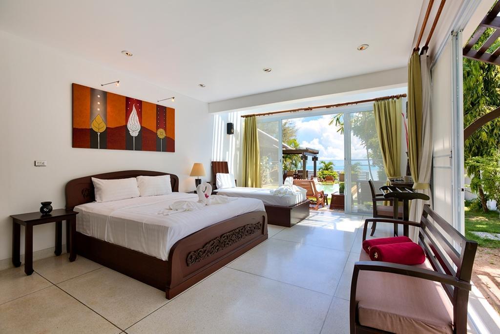 Emerald Sands - Beach Front 4 Bed Pool Villa Koh Samui Camera foto
