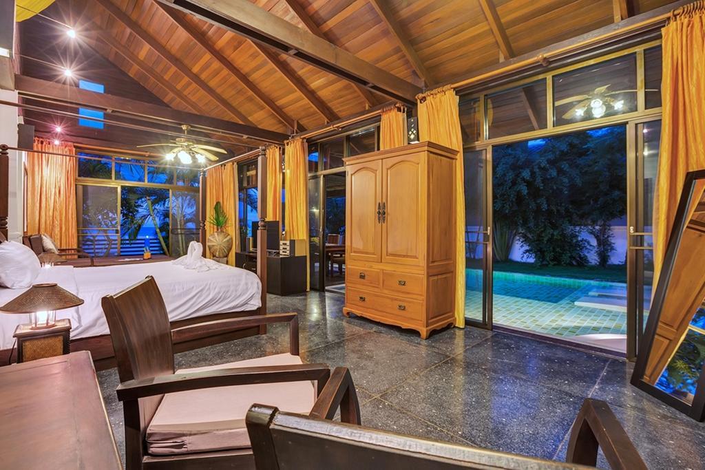 Emerald Sands - Beach Front 4 Bed Pool Villa Koh Samui Camera foto