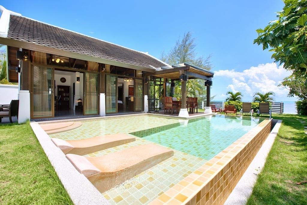 Emerald Sands - Beach Front 4 Bed Pool Villa Koh Samui Camera foto
