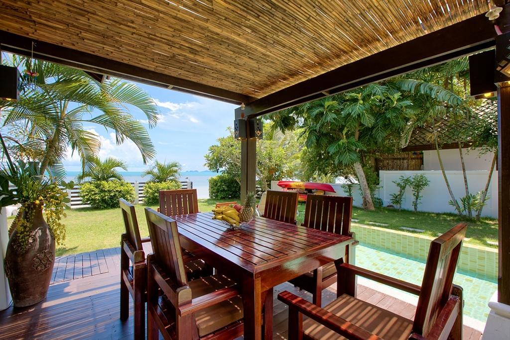 Emerald Sands - Beach Front 4 Bed Pool Villa Koh Samui Camera foto