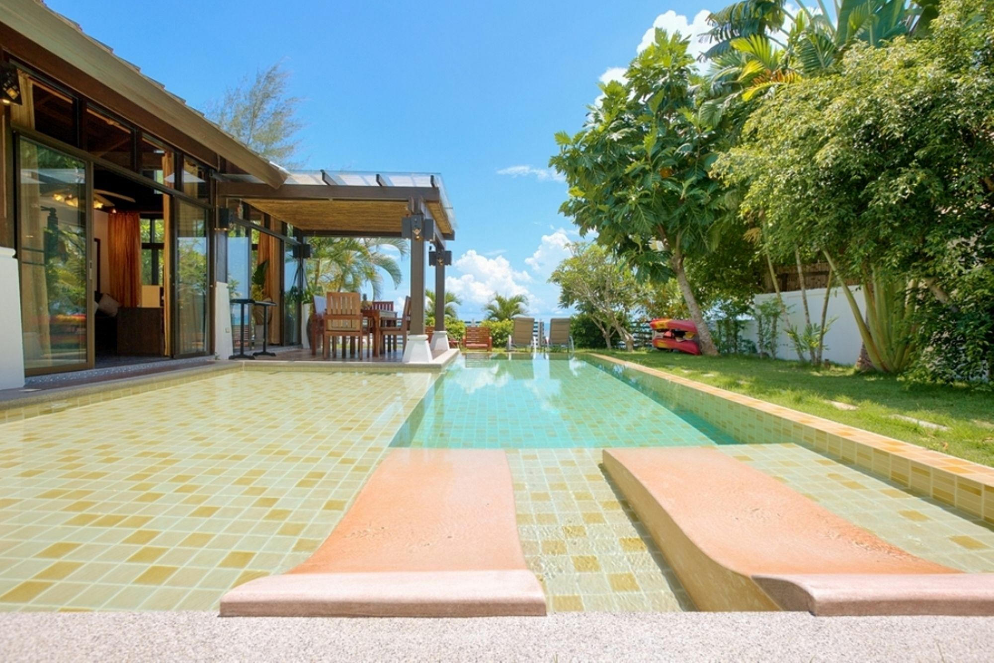 Emerald Sands - Beach Front 4 Bed Pool Villa Koh Samui Esterno foto